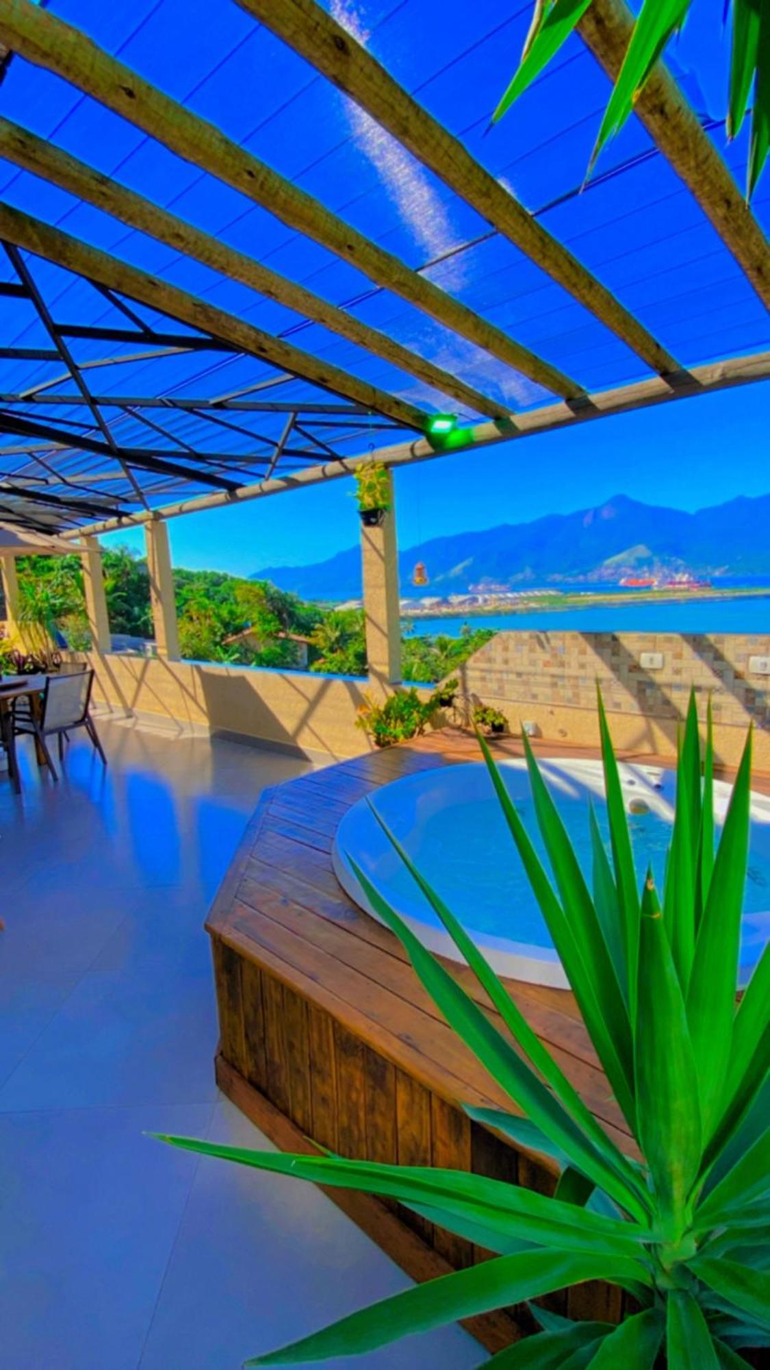 Casa De Praia Com Vista Para O Mar São Sebastião Kültér fotó
